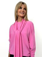 Kate & Pippa Matera Scarf In Pink-Kate & Pippa