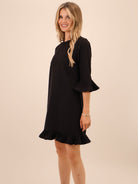 Kate & Pippa Olivia Mini Dress In Black-Kate & Pippa