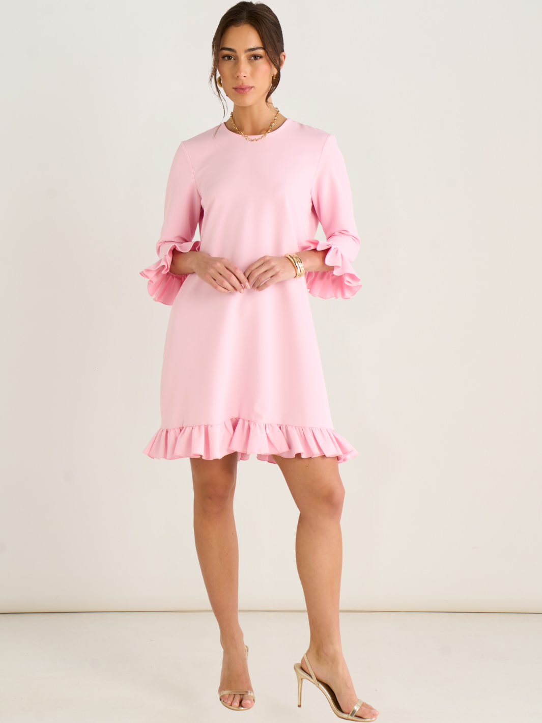 Kate & Pippa Olivia Mini Dress In Pink-Kate & Pippa