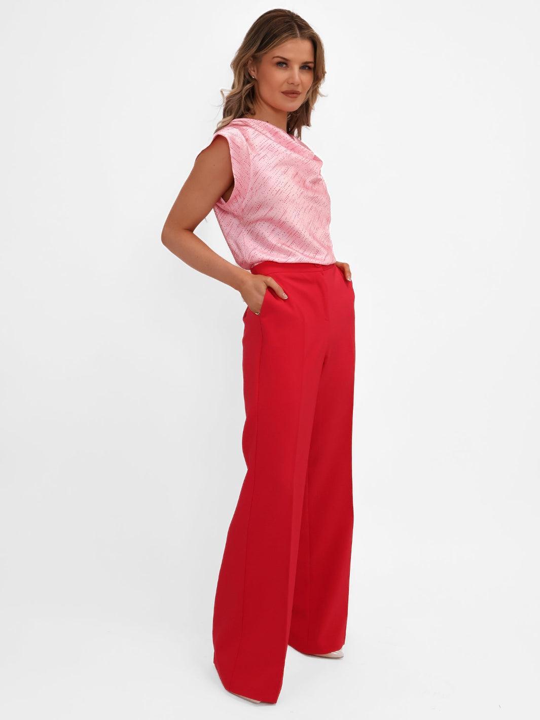 Kate & Pippa Palermo Trousers In Coral-Kate & Pippa