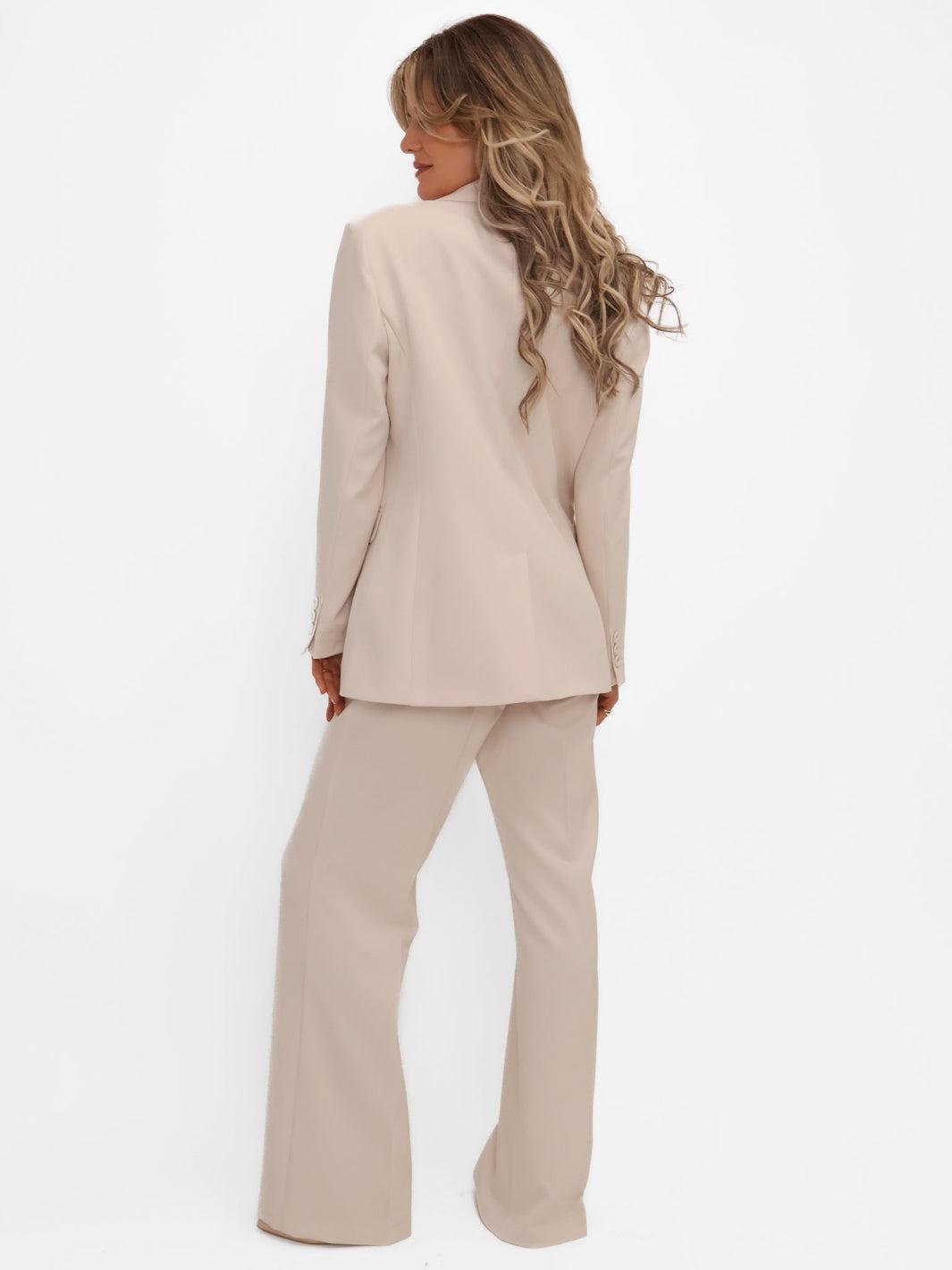 Kate & Pippa Palermo Trousers In Light Beige-Kate & Pippa