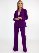Kate & Pippa Palermo Trousers In Purple-Kate & Pippa Autumn/Winter Ladies Clothing