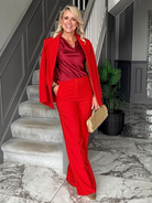 Kate & Pippa Palermo Trousers In Red-Kate & Pippa