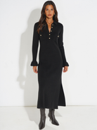 Kate & Pippa Payton Knit Dress In Black-Kate & Pippa