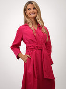 Kate & Pippa Penelope Taffeta Maxi Dress In Pink-Kate & Pippa Autumn/Winter Ladies Clothing