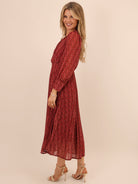 Kate & Pippa Positano Midi Dress In Red-Kate & Pippa
