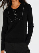 Kate & Pippa Presley Knit Top In Black-Kate & Pippa