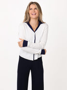 Kate & Pippa Raya Cardigan In White-Kate & Pippa