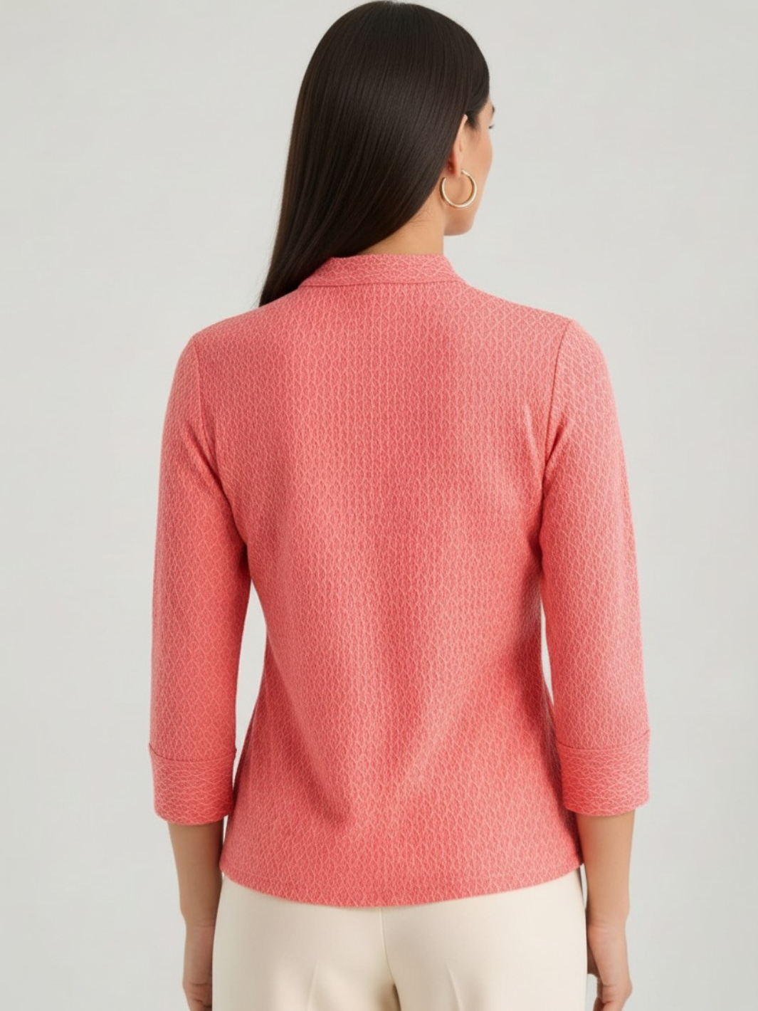 Kate & Pippa Rocco Top In Coral Print-Kate & Pippa