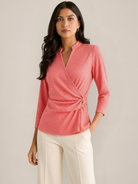 Kate & Pippa Rocco Top In Coral Print-Kate & Pippa