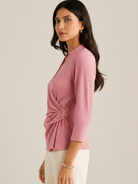Kate & Pippa Rocco Top In Pink Print-Kate & Pippa