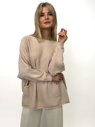 Kate & Pippa Roma Knit Jumper In Beige-Kate & Pippa