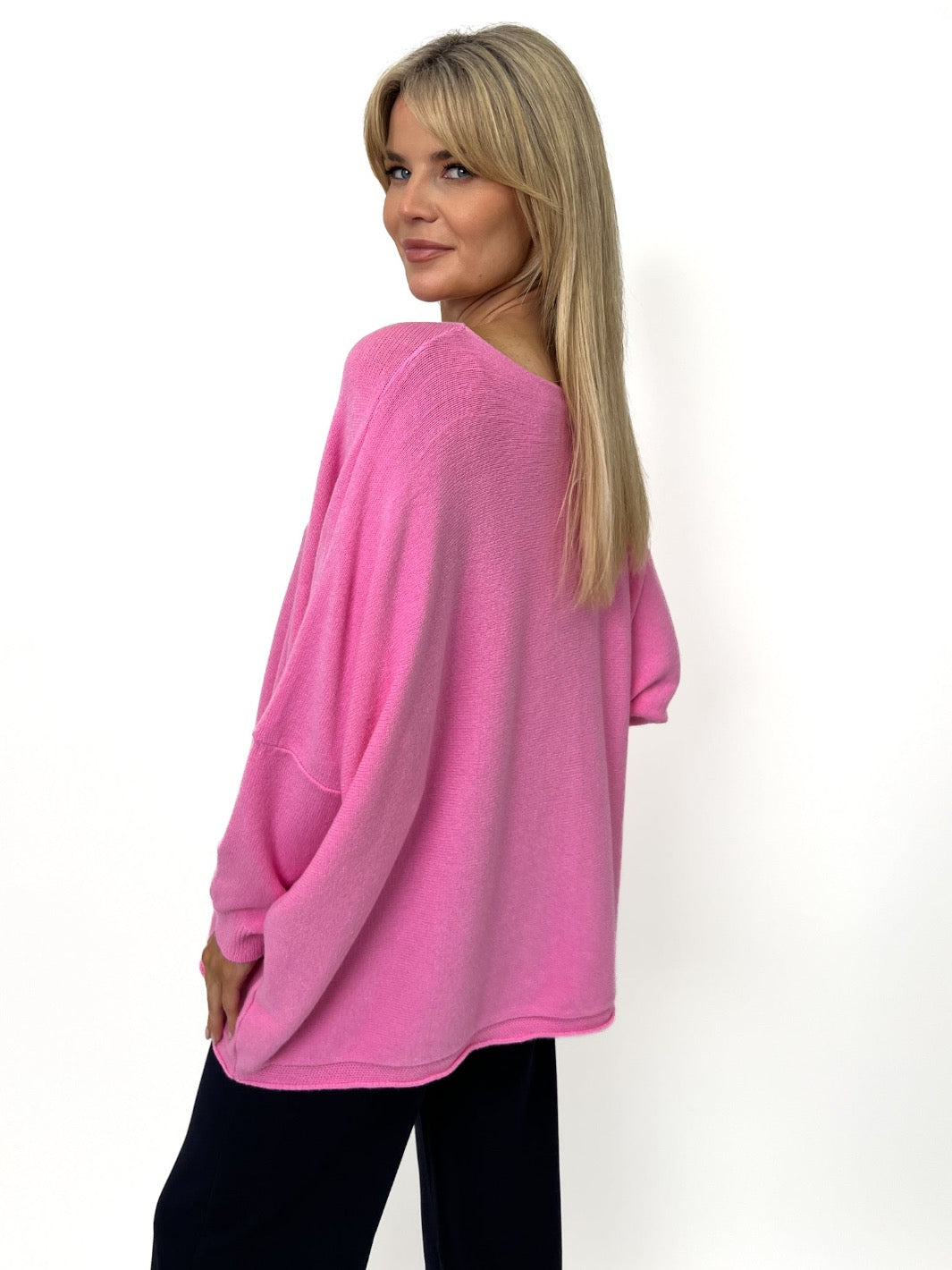 Kate & Pippa Roma Knit Jumper In Pink-Kate & Pippa