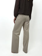 Kate & Pippa Sardinia Button Trousers In Beige-Kate & Pippa