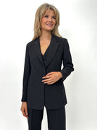 Kate & Pippa Sassari Blazer In Black-Kate & Pippa