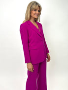 Kate & Pippa Sassari Blazer In Magenta-Kate & Pippa