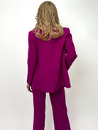 Kate & Pippa Sassari Blazer In Magenta-Kate & Pippa