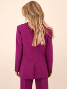 Kate & Pippa Sassari Blazer In Magenta-Kate & Pippa