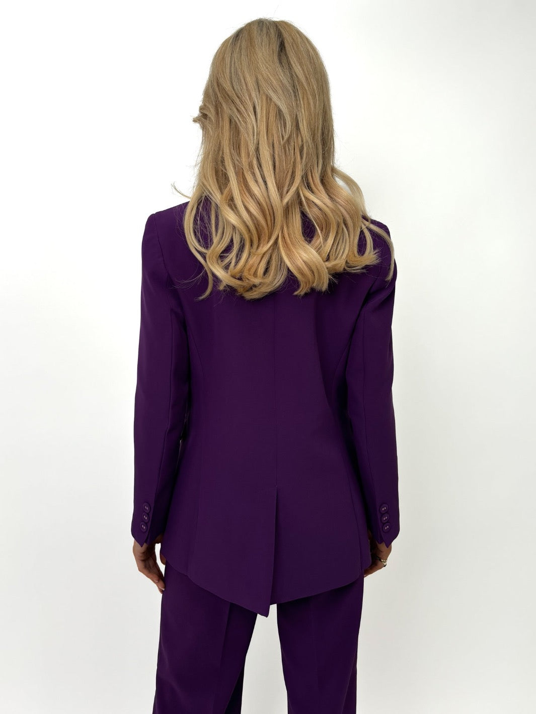 Kate & Pippa Sassari Blazer In Purple-Kate & Pippa