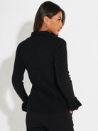 Kate & Pippa Sutton Knit Top In Black-Kate & Pippa