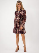 Kate & Pippa Venus Mini Dress In Purple Print-Kate & Pippa Autumn/Winter Ladies Clothing