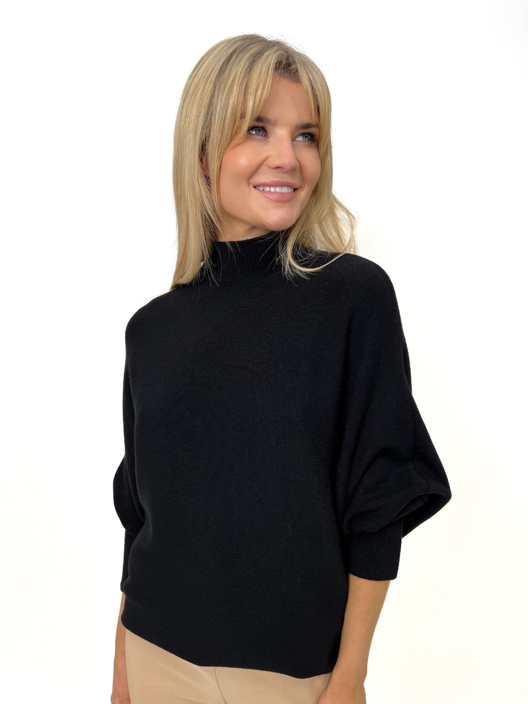 Kate & Pippa Verona Knit Jumper In Black-Kate & Pippa