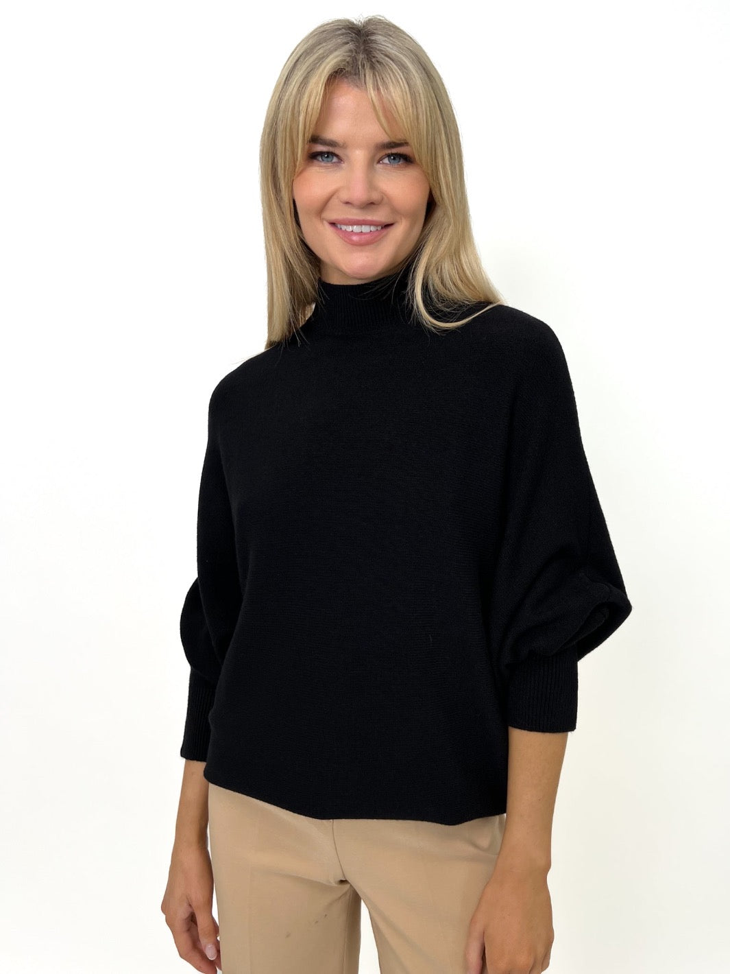 Kate & Pippa Verona Knit Jumper In Black-Kate & Pippa