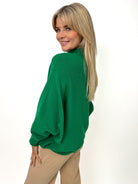 Kate & Pippa Verona Knit Jumper In Forest Green-Kate & Pippa