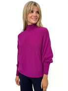 Kate & Pippa Verona Knit Jumper In Plum-Kate & Pippa