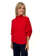 Kate & Pippa Verona Knit Jumper In Red-Kate & Pippa