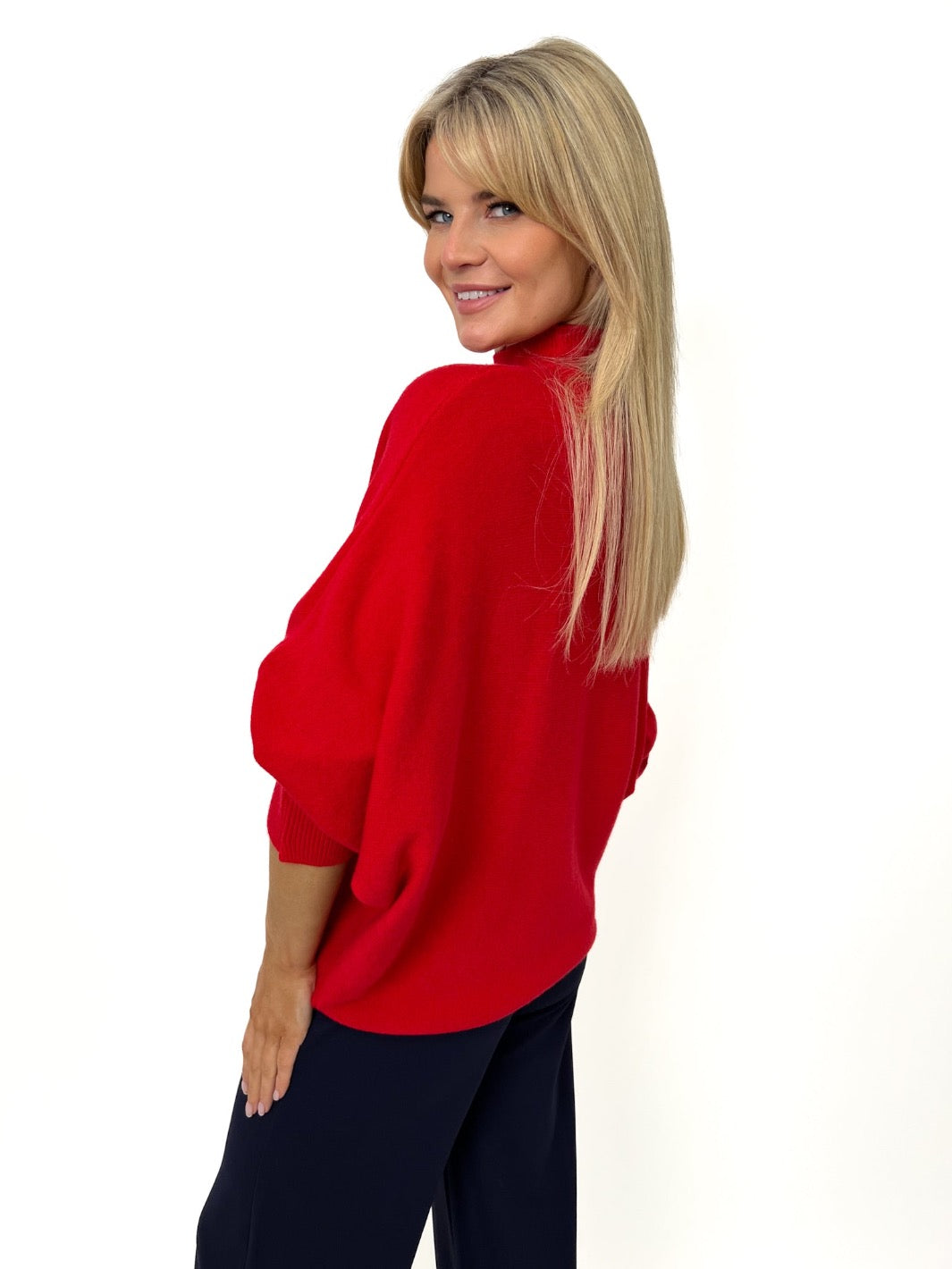 Kate & Pippa Verona Knit Jumper In Red-Kate & Pippa