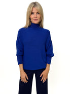 Kate & Pippa Verona Knit Jumper In Royal Blue-Kate & Pippa