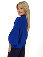 Kate & Pippa Verona Knit Jumper In Royal Blue-Kate & Pippa