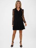Kate & Pippa Vicky Mini Dress In Black-Kate & Pippa Autumn/Winter Ladies Clothing