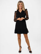 Kate & Pippa Vicky Mini Dress In Black-Kate & Pippa Autumn/Winter Ladies Clothing