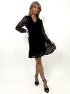 Kate & Pippa Vicky Mini Dress In Black-Kate & Pippa