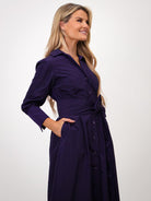 Kate & Pippa Victoria Taffeta Maxi Dress In Purple-Kate & Pippa Autumn/Winter Ladies Clothing