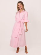 Kate & Pippa Whitney Midi Dress In Light Pink-Kate & Pippa