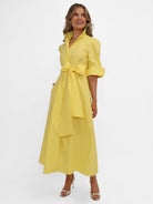 Kate & Pippa Whitney Midi Dress In Yellow-Kate & Pippa