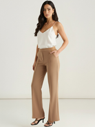 Kate & Pippa Yale Trousers In Tan-Kate & Pippa