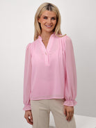 Kate & Pippa Heidi Top In Light Pink-Kate & Pippa