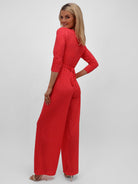 Kate & Pippa Sophia Jumpsuit In Coral Print-Kate & Pippa