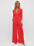 Kate & Pippa Sophia Jumpsuit In Coral Print-Kate & Pippa