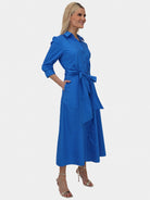 Kate & Pippa Victoria Maxi Dress In Blue-Kate & Pippa