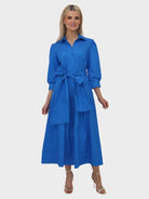 Kate & Pippa Victoria Maxi Dress In Blue-Kate & Pippa