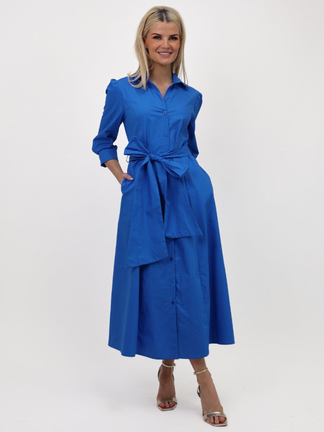 Kate & Pippa Victoria Maxi Dress In Blue-Kate & Pippa