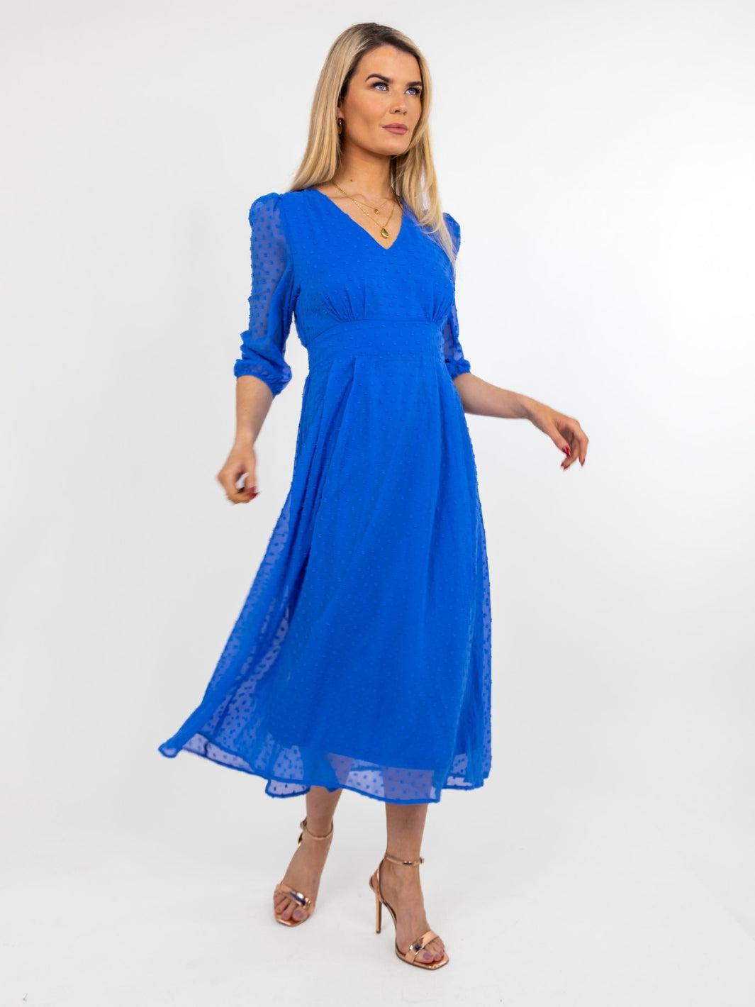 Royal blue shop dress ross